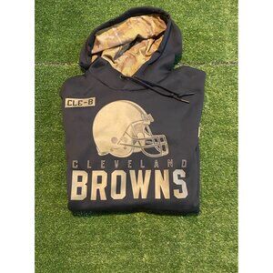 Cleveland Browns hoodie mens medium black nike salute to service USA 9